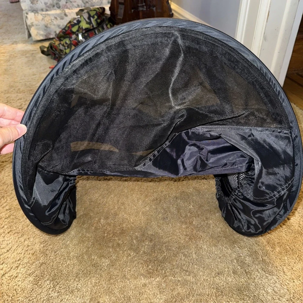 UPPAbaby Cabana Mesh Carseat Cover Black EUC All Weather Universal Car Seat Fit